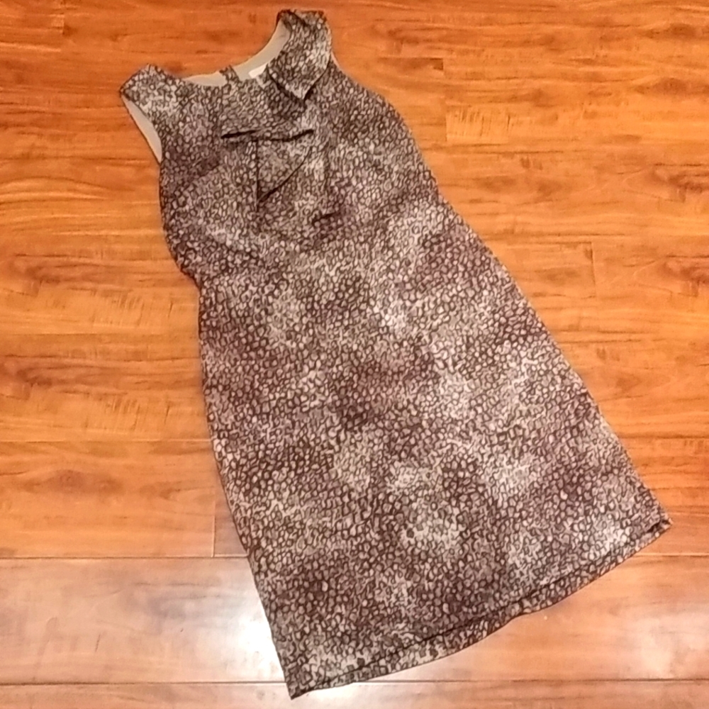 💙3/$20 - Ann Taylor LOFT Petites Animal Print Dress, 0P